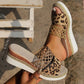 Fierce Leopard Wedge Sandals™