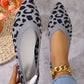 Zebby Leopard Pointed Flat™