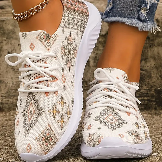 Boho Breeze Patterned Sneakers™