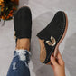 Golden Buckle Comfort Mules™