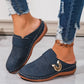 Golden Buckle Comfort Mules™