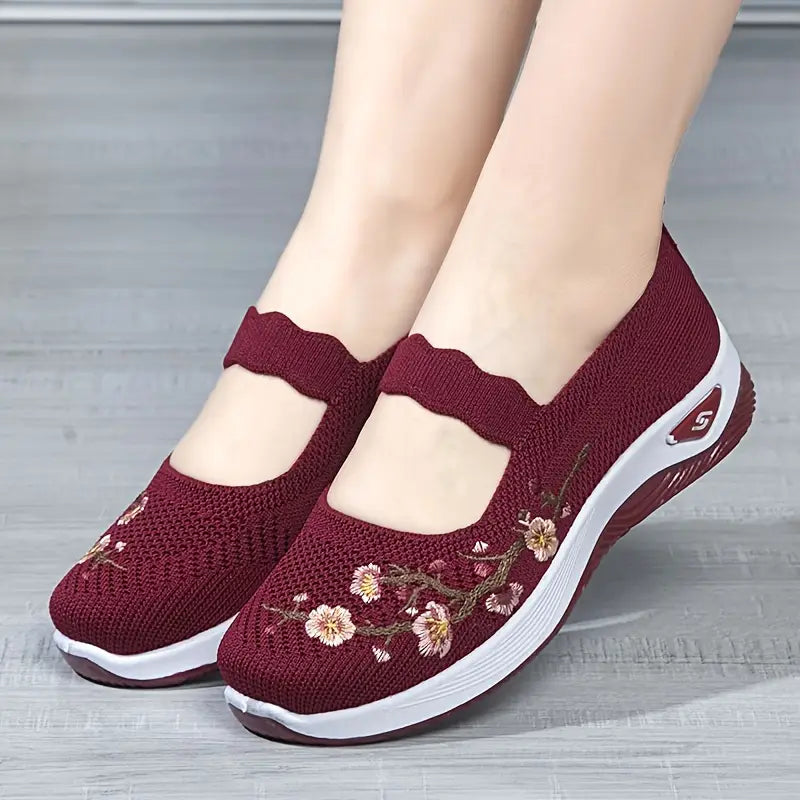 Daily Wear Knitted Floral Shoes™