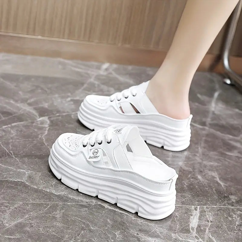 White Backless Shoes™