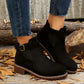 Rustic Charm Ankle Suede Boots™