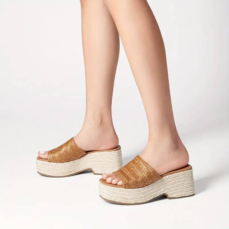 Esme Woven Platform Sandals™