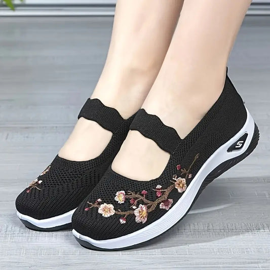Daily Wear Knitted Floral Shoes™