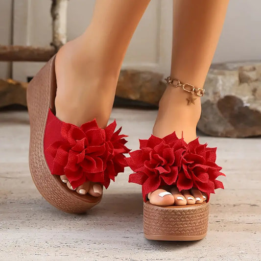 Floral Bliss Wedge Sandals™