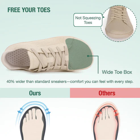 Claudette Wide Toe Box Sneakers™