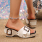 Valencia Buckle Wedge Sandals™